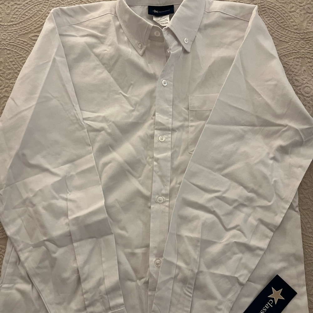 Classic White Boy’s Shirt